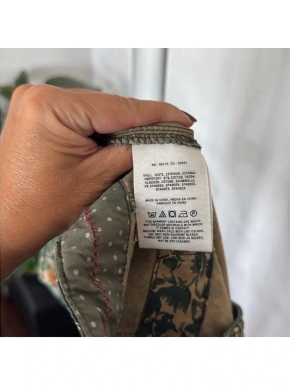 Anthropologie Hei Hei Sylvan Camo Moto Pants Sz 31 Camo Casual Ankle length